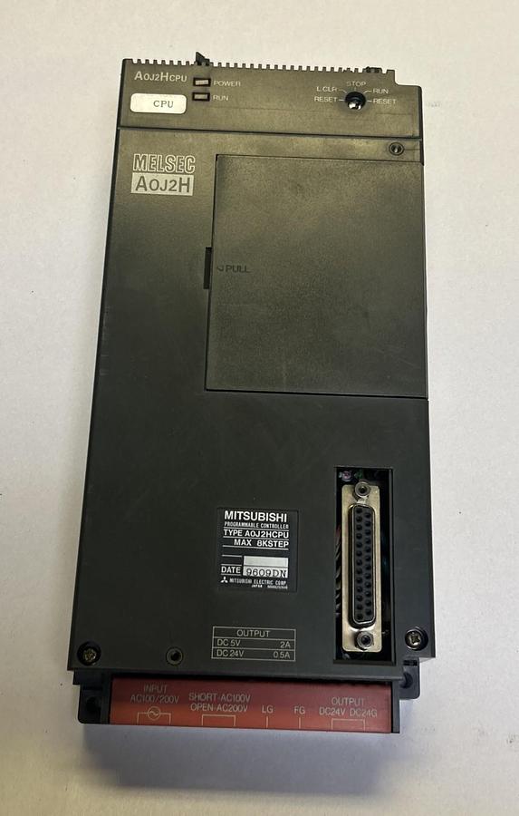 Used MITSUBISHI,AOJ2HCPU,PROGRAMMABLE CONTROLLER