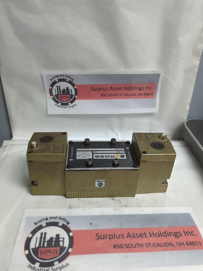 Used ROSS,W7077C4331,SOLENOID VALVE 110/50 110-120/60 PRE-OWNED