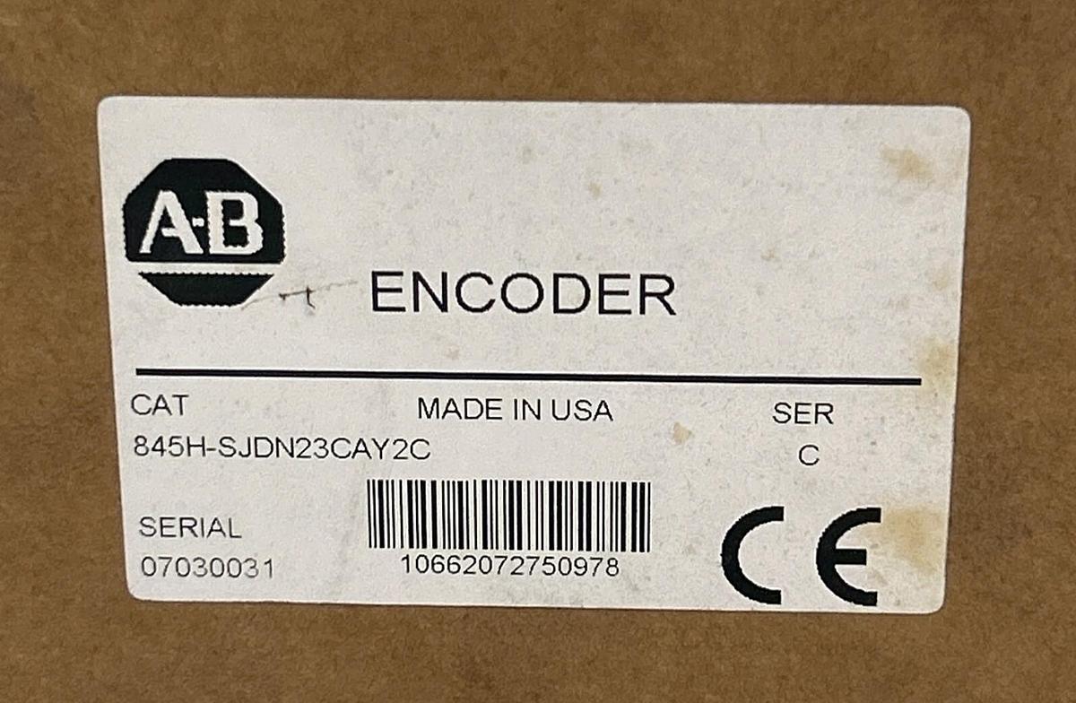 Used ALLEN BRADLEY,845H-SJDN23CAY2C,INCREMENTAL ENCODER NEW