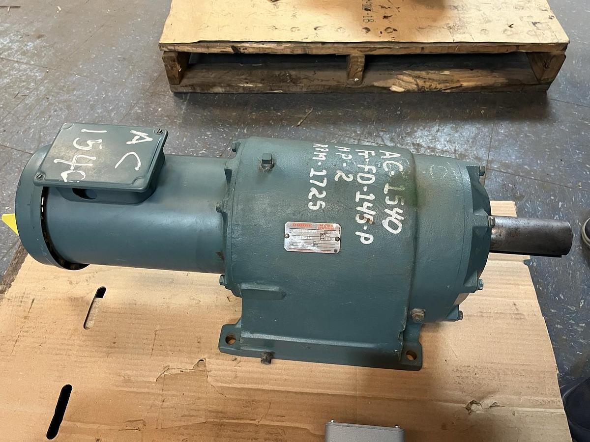 Used DODGE,145TG21A,GEAR REDUCER RATIO 70.6 2HP INPUT 1725RPM