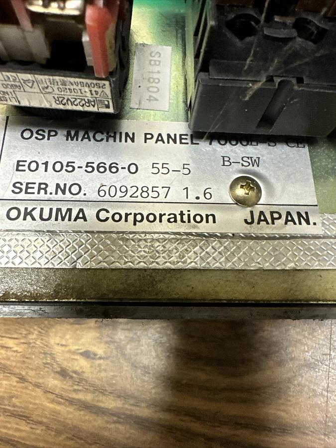 Used Okuna,EO105-566-0,Machin Panel