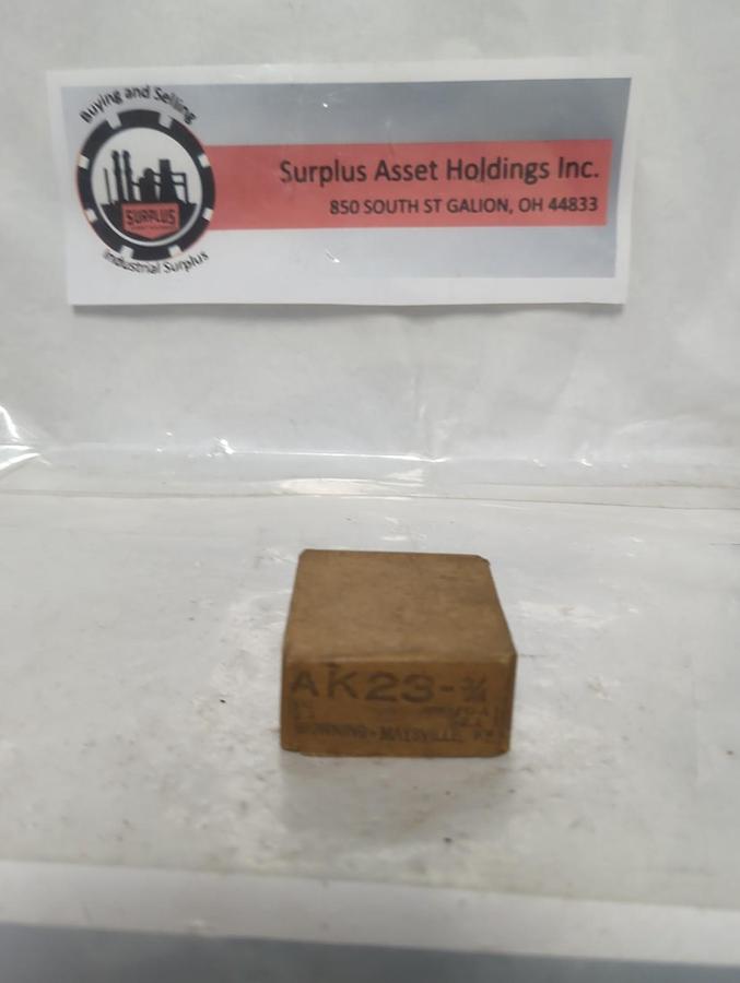 BROWNING,AK23-3/4,A BELT PULLEY 2.3 IN OD 2.1 PITCH NOS
