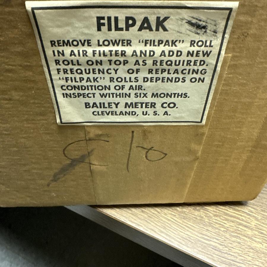 Bailey,Filpak Filters,Box of 3