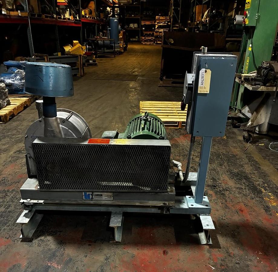 Used Lamson,2558-3-2-8180-AB,15hp Multistage Centrifugal Blower