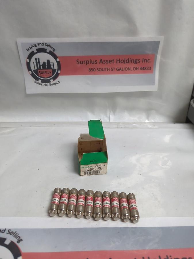 LITTELFUSE,KLDR-3-1/2,CLASS CC FUSES 3-1/2 AMP BOX OF 10 NOS