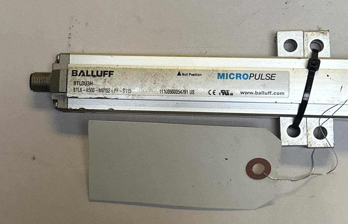 Used BALLUFF,BTL6-A500-M0152-PF-S115,MAGNETOSTRICTIVE POSITION SENSOR