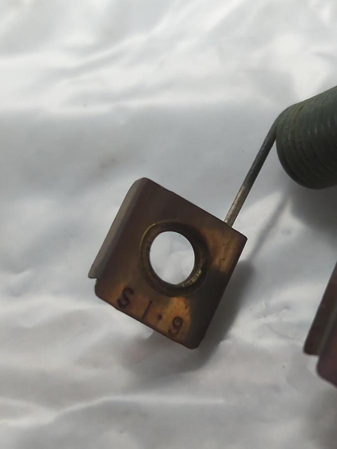 Used JOSLYN CLARK,S1-9,OVERLOAD THERMAL HEATER ELEMENT LOT OF 2 PRE-OWNED