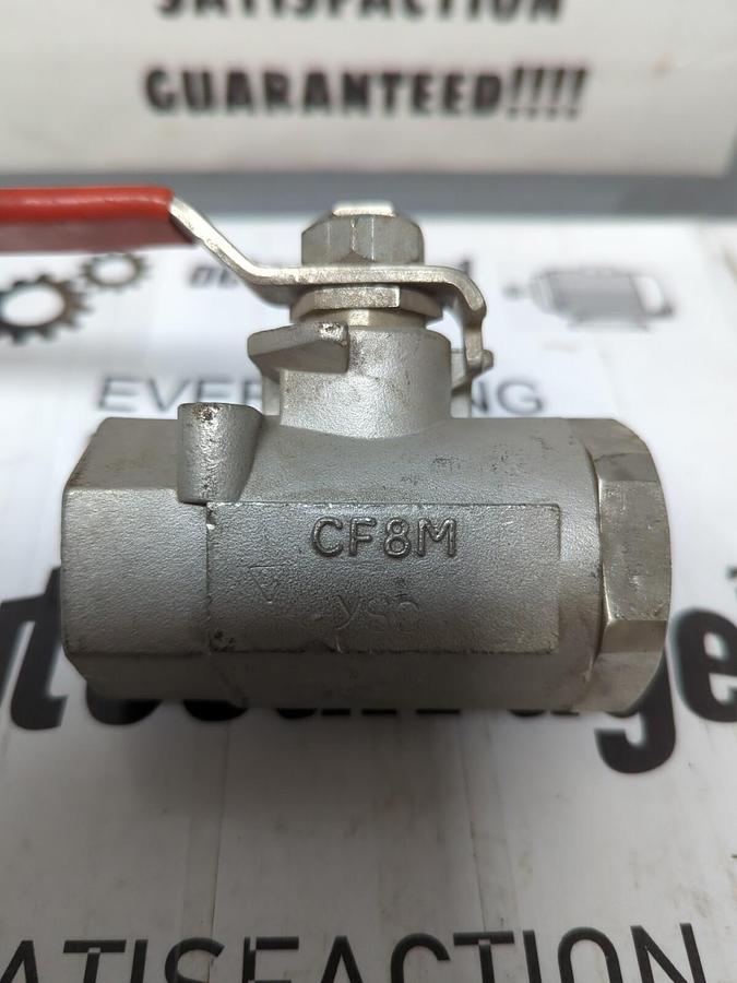 WATTS,CF8M,SIZE  1 INCH BALL VALVE 2000WOG NOS