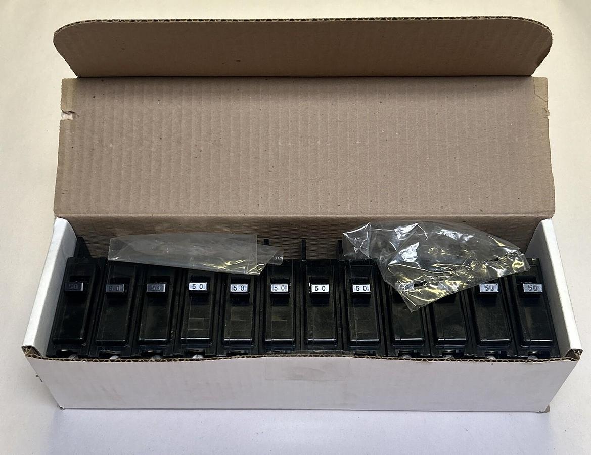 SIEMENS ITE,BQ1-B050,CIRCUIT BREAKER 50A 120/240V 1P LOT OF 12 NOS