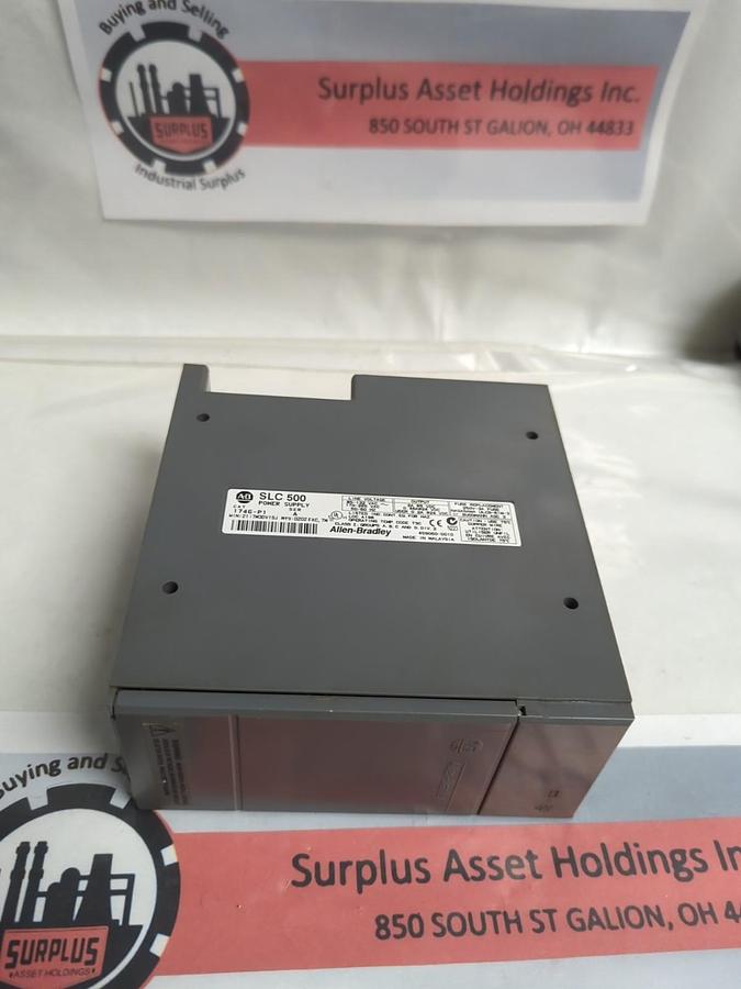 Used ALLEN BRADLEY,1747-P1,SERIES A POWER SUPPLY 24VDC 120/240VAC PRE-OWNED