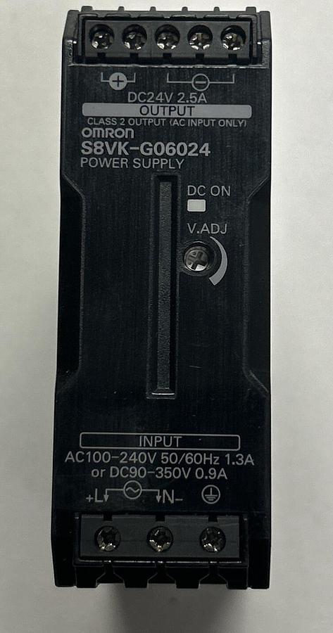 Used OMRON,S8VK-G06024,POWER SUPPLY