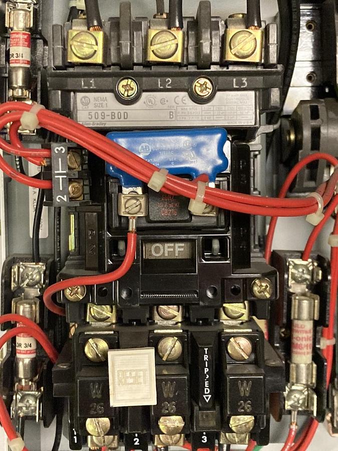 Used Allen-Bradley,2100 2112B,Size 1 Fused MCC 12 INCH Starter Bucket