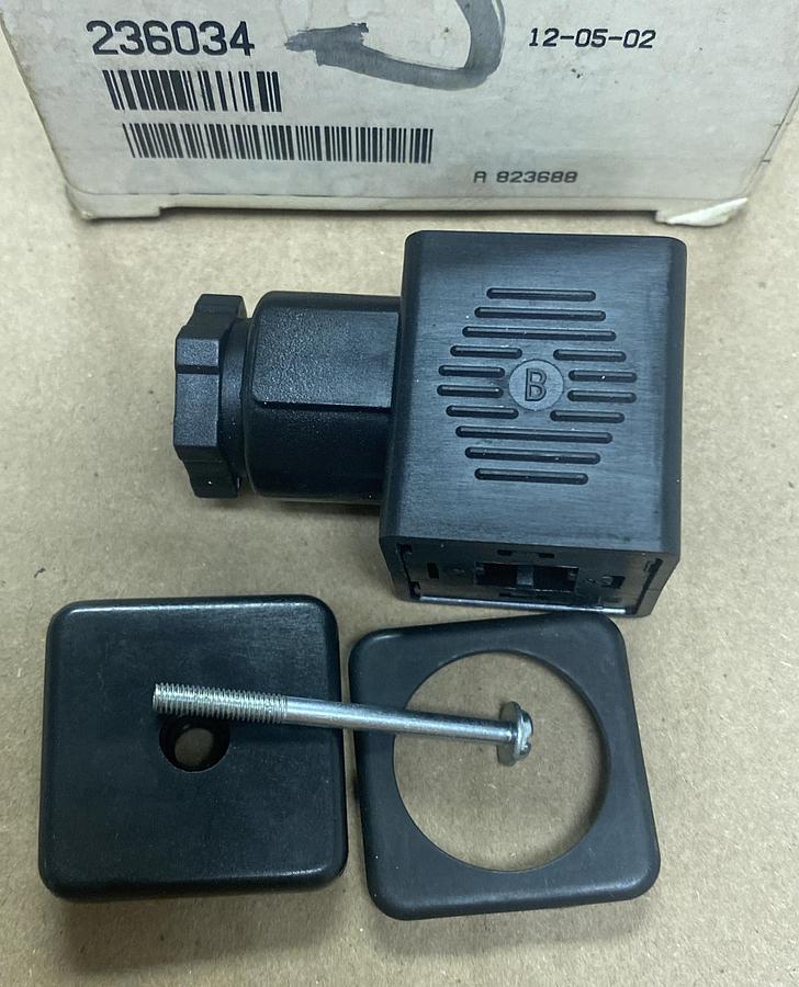 ASCO,236034,VALVE PLUG CONNECTOR KIT NOS