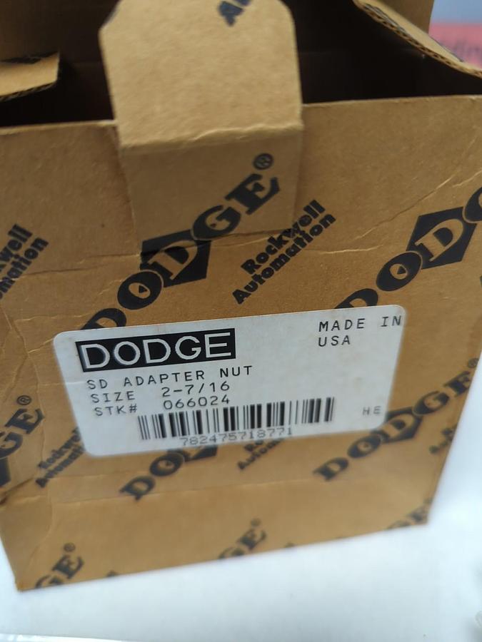 DODGE,066024,S.D ADAPTER NUT SIZE 2-7/16 INCH NOS