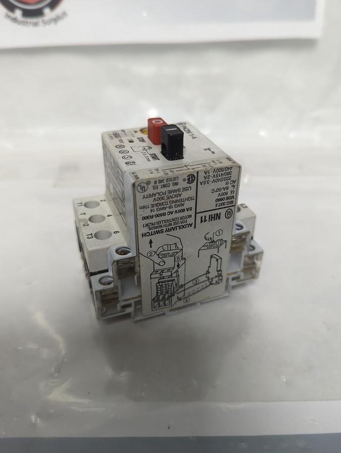 Used MOELLER,PKZM 1-4,MOTOR STARTER/CIRCUIT BREAKER 3P 4A 660V PRE-OWNED