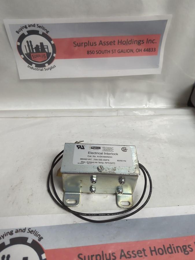 Used HOFFMANN,A-EK460NDH,ELECTRICAL INTERLOCK 480/440VAC .025/.030AMPS PRE-OWNED