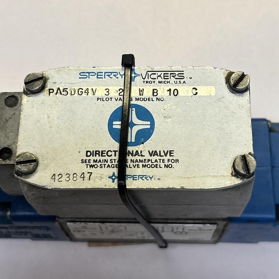 Used VICKERS,PA5DG4V32NWB10C,DIRECTIONAL VALVE