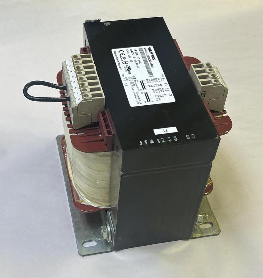 Used SIEMENS,4AM6142-8DD40-0FA0,TRANSFORMER 1.6KVA / 7.3VA