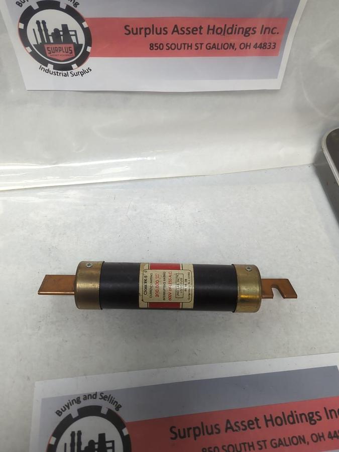 Used CEFCO,CRS-R 200,DUAL ELEMENT 200 AMP FUSE PRE-OWNED