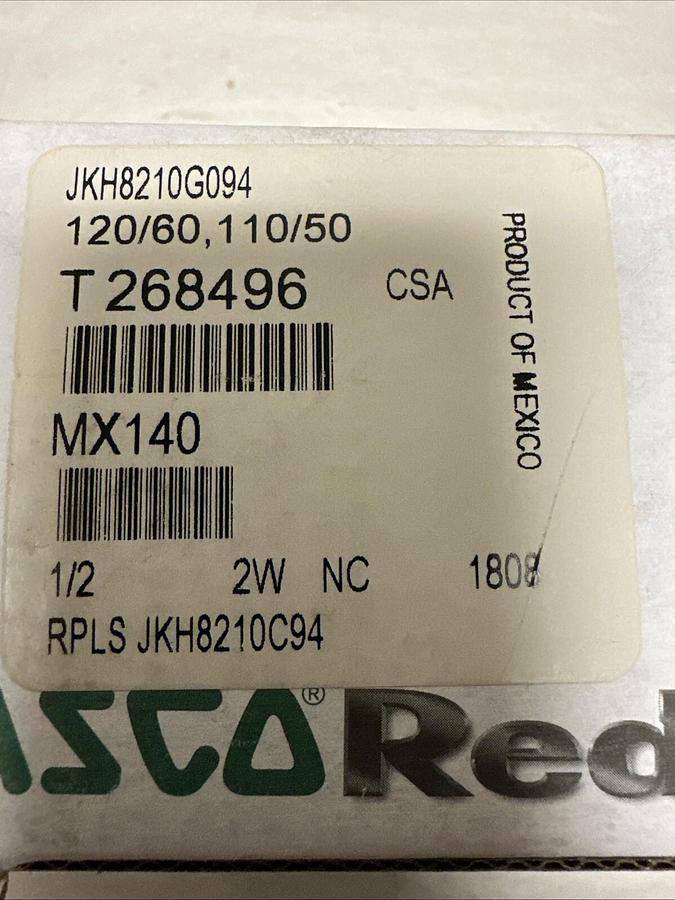Used Asco,JKH8210G094,Solenoid Valve