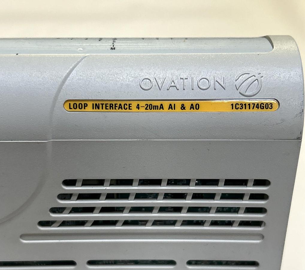 Used OVATION,1C31174G03,LOOP INTERFACE MODULE