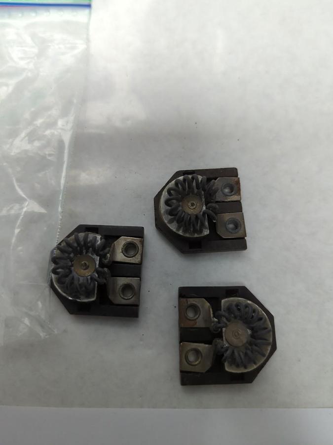 Used WESTINGHOUSE,TYPE MW,OVERLOAD THERMAL HEATER RELAY LOT OF 3 MISSING SCREWS USED