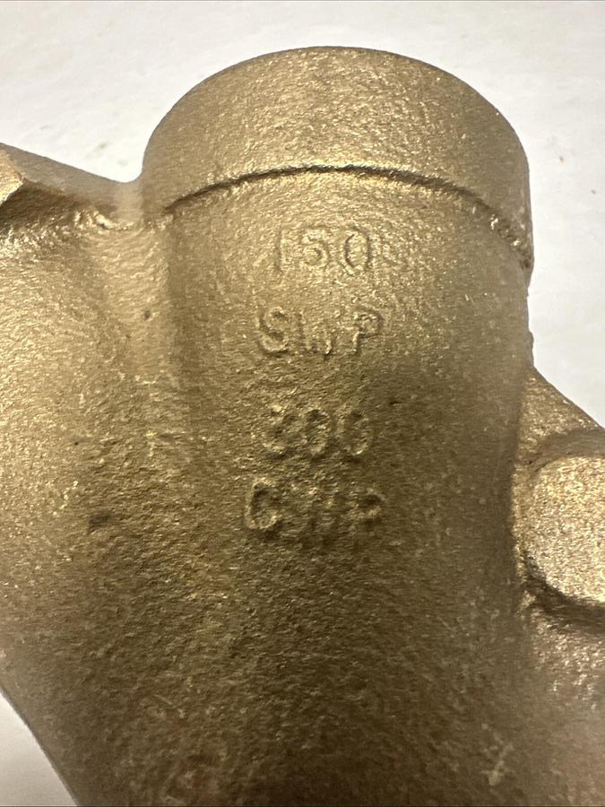 Nibco,150SWP 300CWP,1-1/2" Y Swing Check Valve Threaded