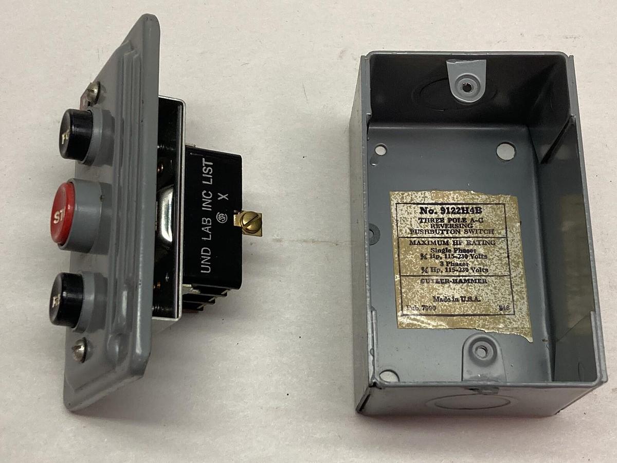 Cutler-Hammer,9122H4B,Push Button