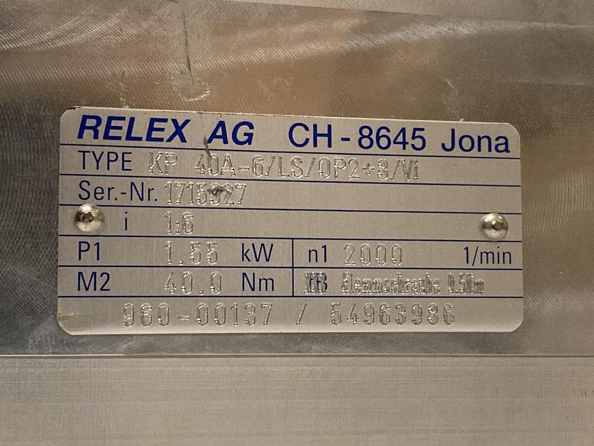 Relex,AG KP-40A-6/LS/OP2+8/Vi,Gearhead 1:6. 1.55kW