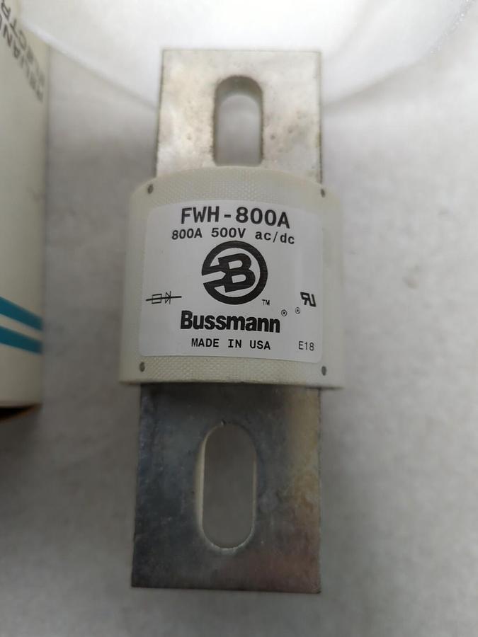 RELIANCE BUSSMANN,64676-120BGX,FWH-800A BLADE FUSE 800 AMP 500V AC/DC NOS