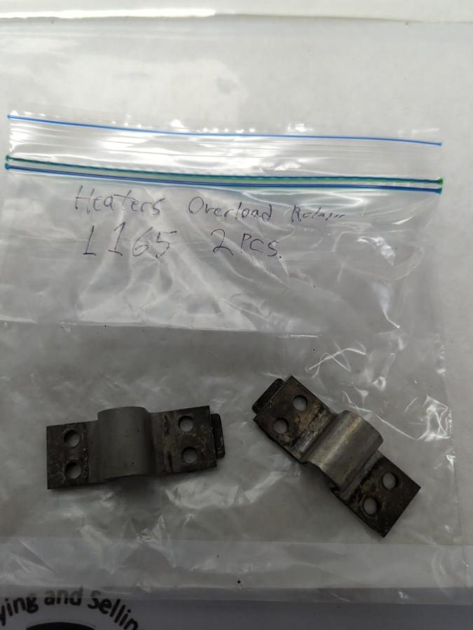 Used SYLVANIA,L165,OVERLOAD HEATER ELEMENT LOT OF 2 PRE-OWNED