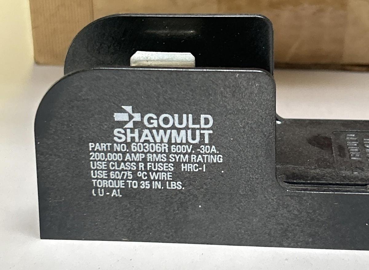 GOULD SHAWMUT,60306R,FUSE BLOCK HOLDER 30A 600V LOT OF 13 NOS
