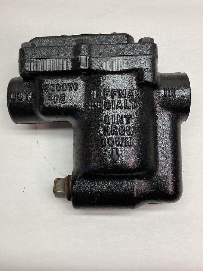 Used ITT Hoffman,B1125A,Inverted Bucket Trap 125PSI 250PSIG Max