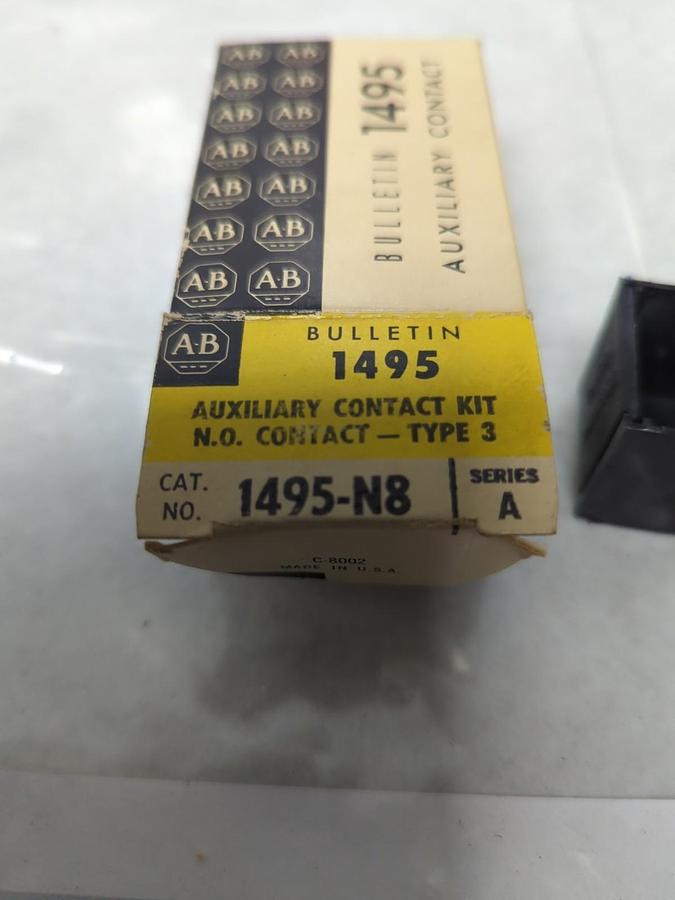 ALLEN BRADLEY,1495-N8,AUXILIARY CONTACT SERIES A NOS