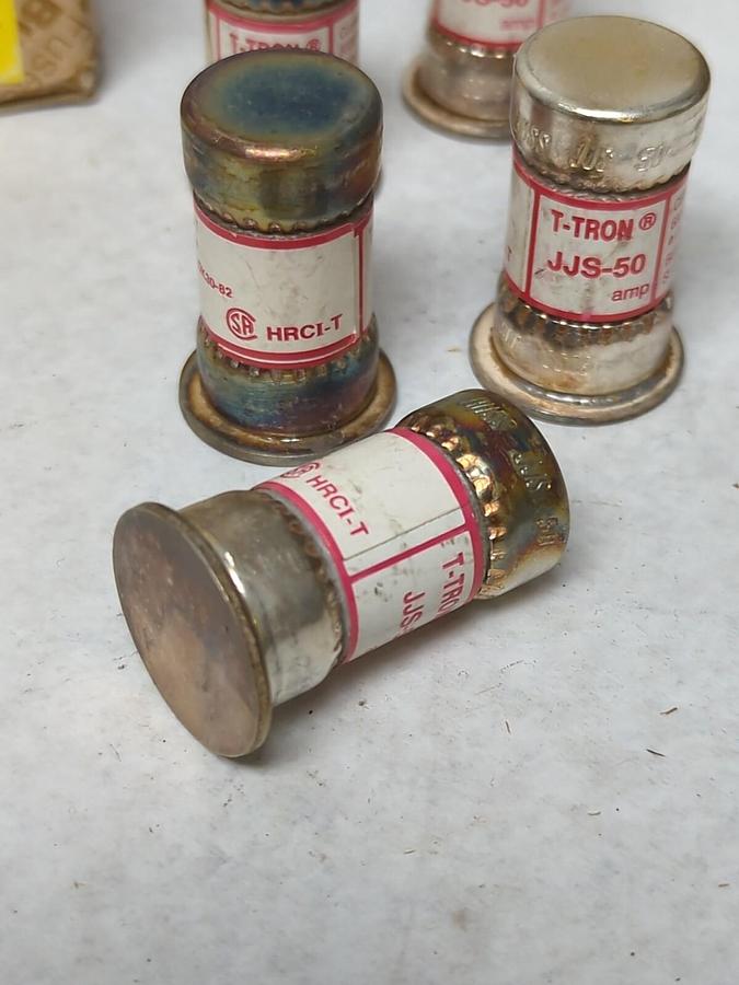 COOPER BUSSMANN,JJS-50,T-TRON CLASS T FUSES BOX OF 10 NOS