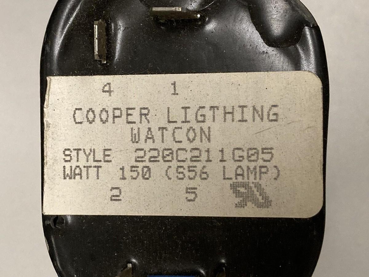 Used Cooper Lighting,220C211G05,Capacitor 150 Watts LOT OF 2
