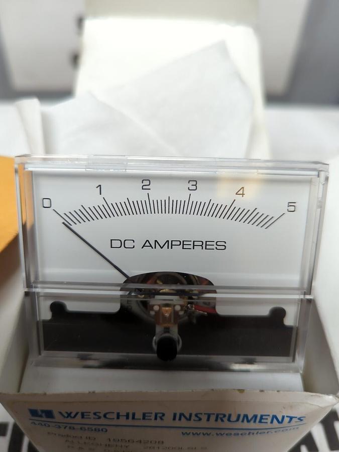 WESCHLER,19564208,ALLEGHENY 261200LSLS 1-5DCA PANEL METER NOS