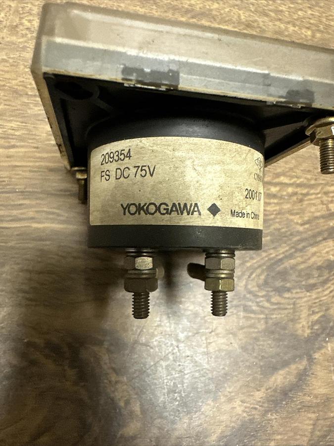 Used Yokogawa,M2093,Panel Meter FS DC 75V