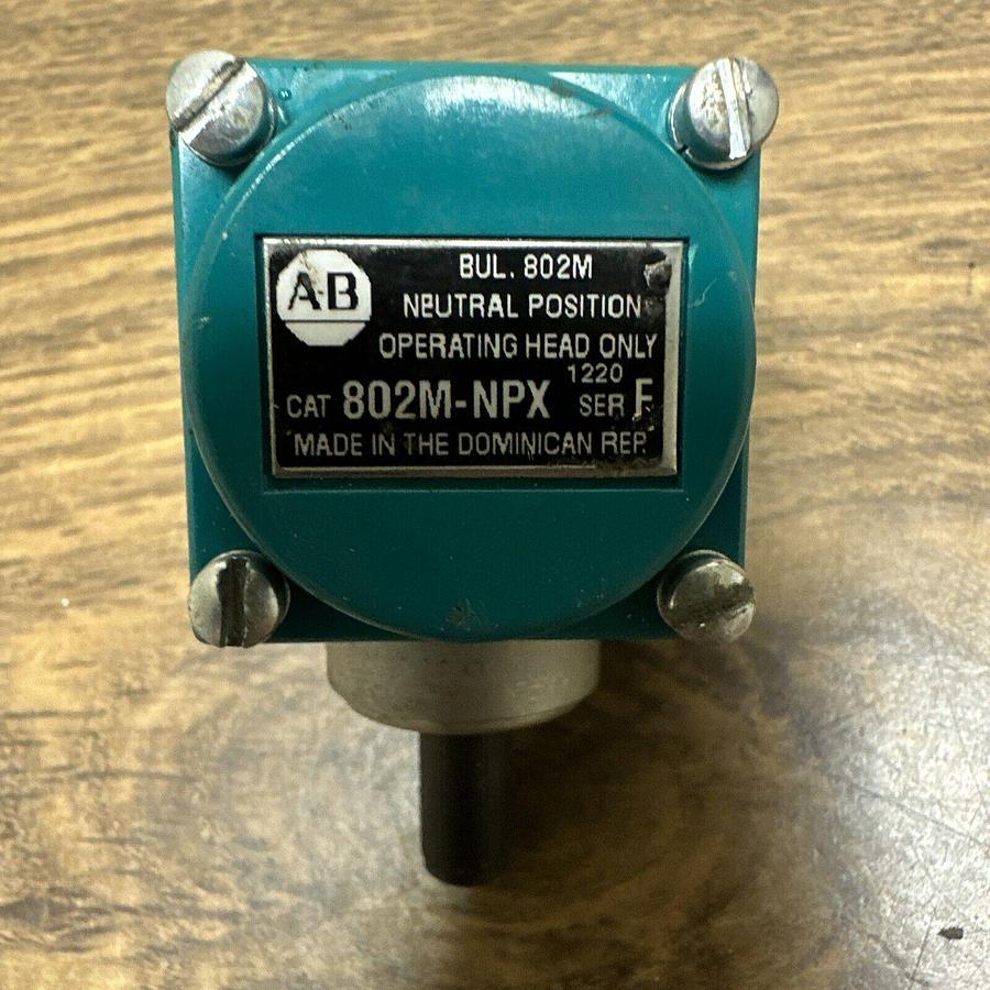 Used Allen Bradley,802M-NPX,Ser F Limit Switch Head