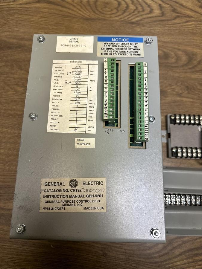 Used GE,CR192D10000000,General Purpose Control Module