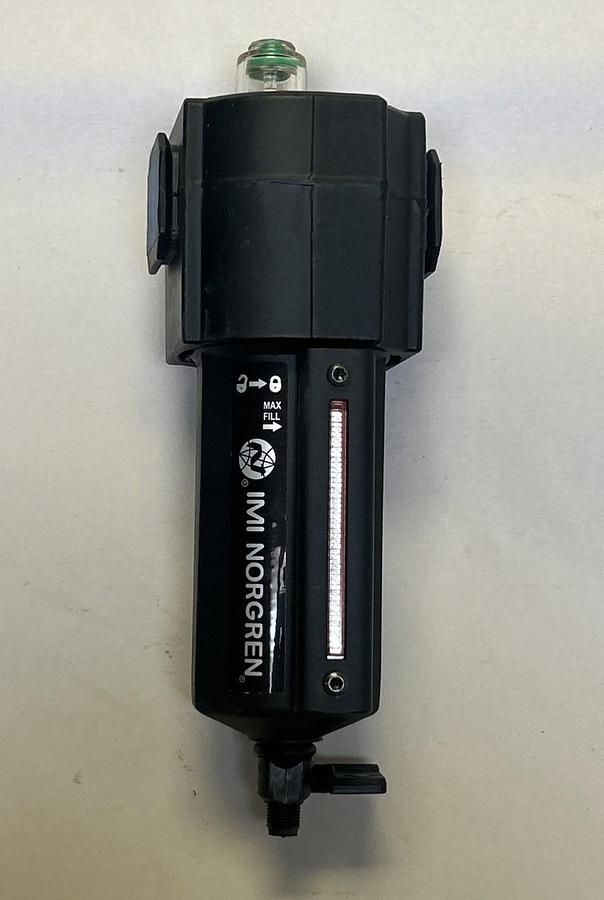 Used NORGREN,L74C-4AP-QDN,OIL FOG LUBRICATOR 1/2" NPT 250 PSI