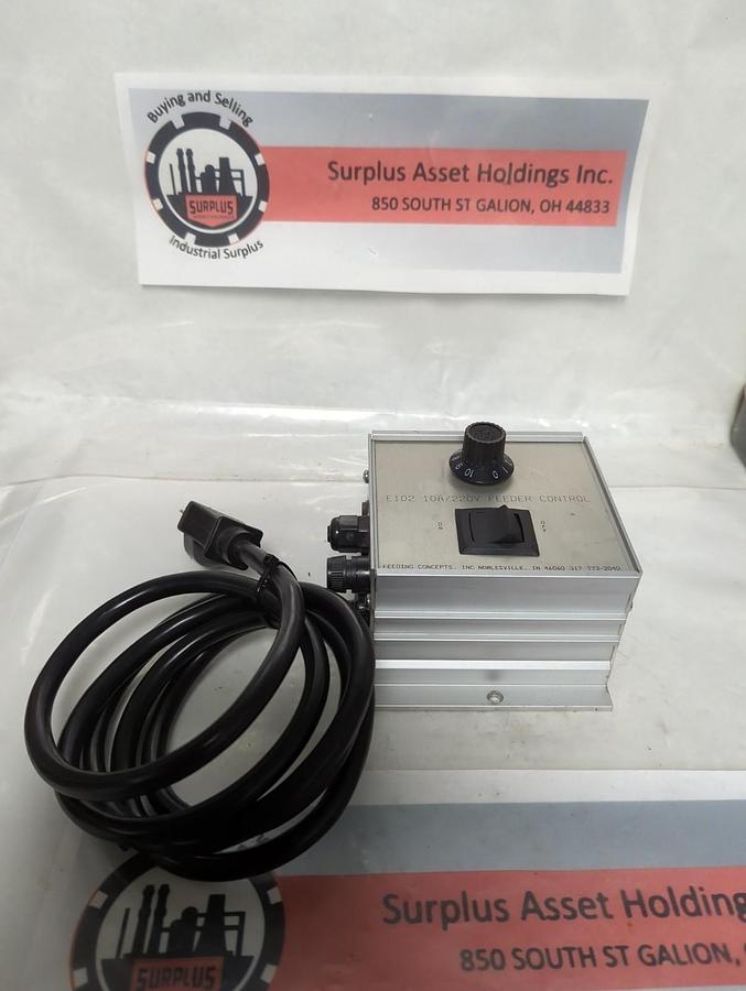Used FEEDING CONCEPTS,E102,FEEDER CONTROL 10A/220V PRE-OWNED