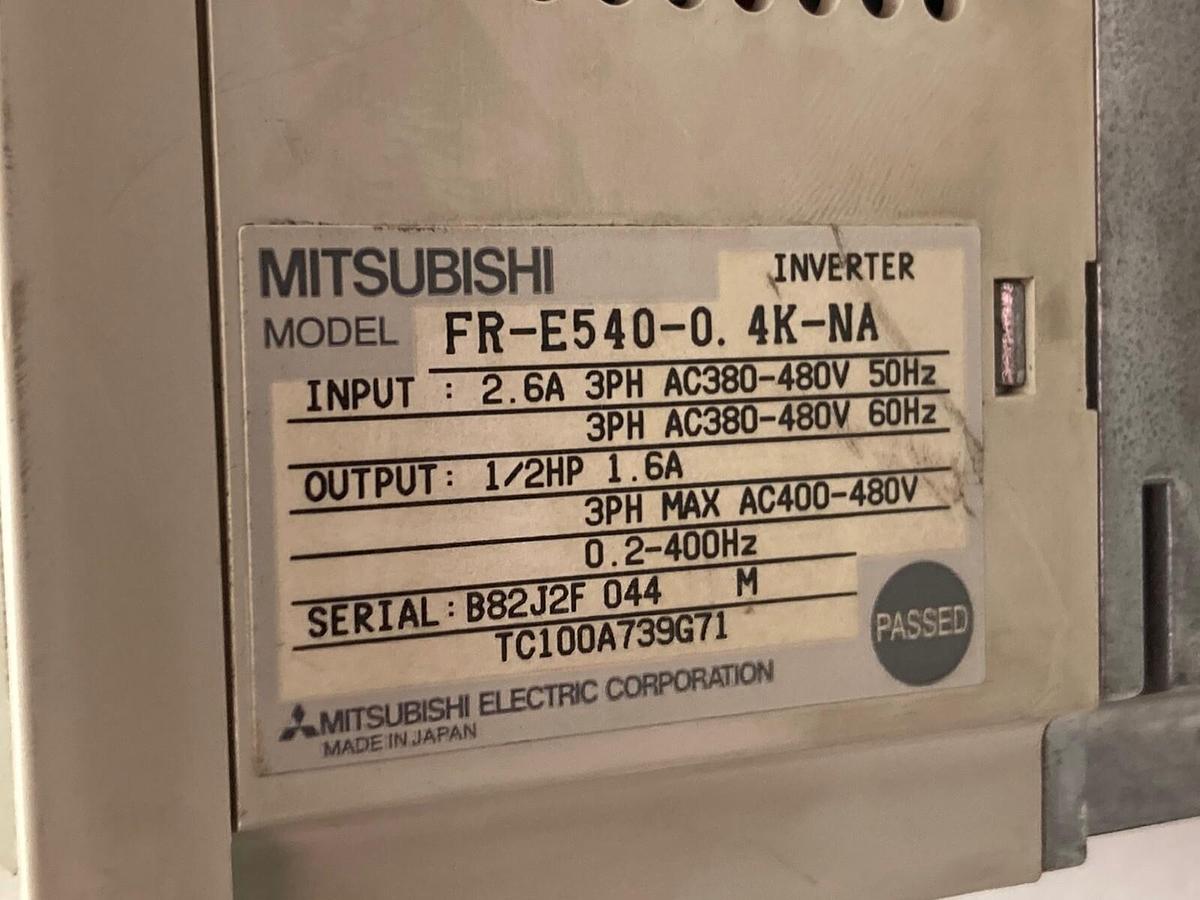 Used Mitsubishi,FR-E540-0.4K-NA,E500 Inverter