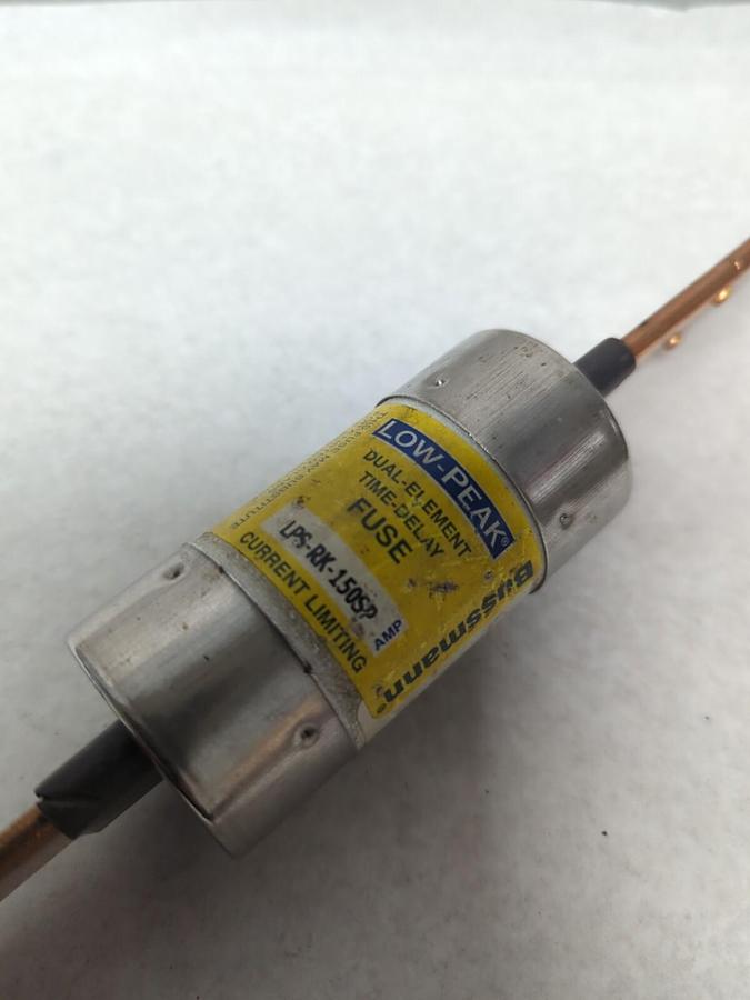 Used COOPER BUSSMANN,LPS-RK-150SP,LOW-PEAK 150 AMP FUSE PRE-OWNED