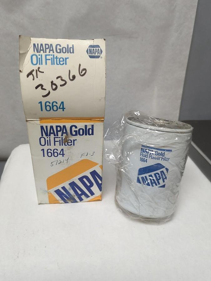 NAPA GOLD,1664,HYDRAULIC OIL FILTER NOS