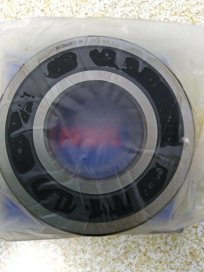 Used NSK,6312VVC3,Deep Groove Ball Bearing NOS