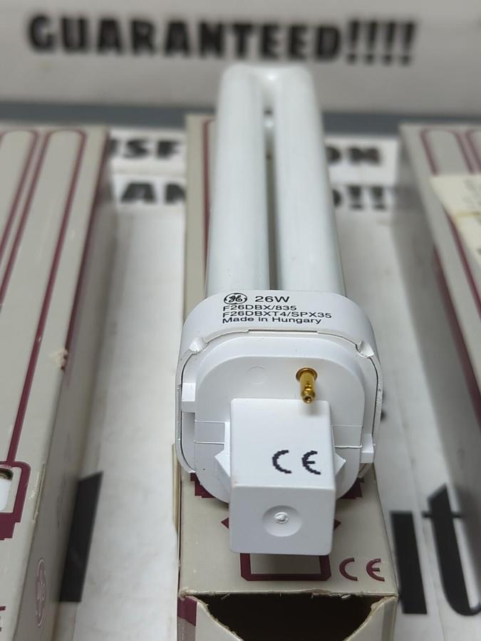 G.E. BIAX-D,F26DX/835,COMPACT FLUORESCENT LAMPS LOT OF 3 NOS