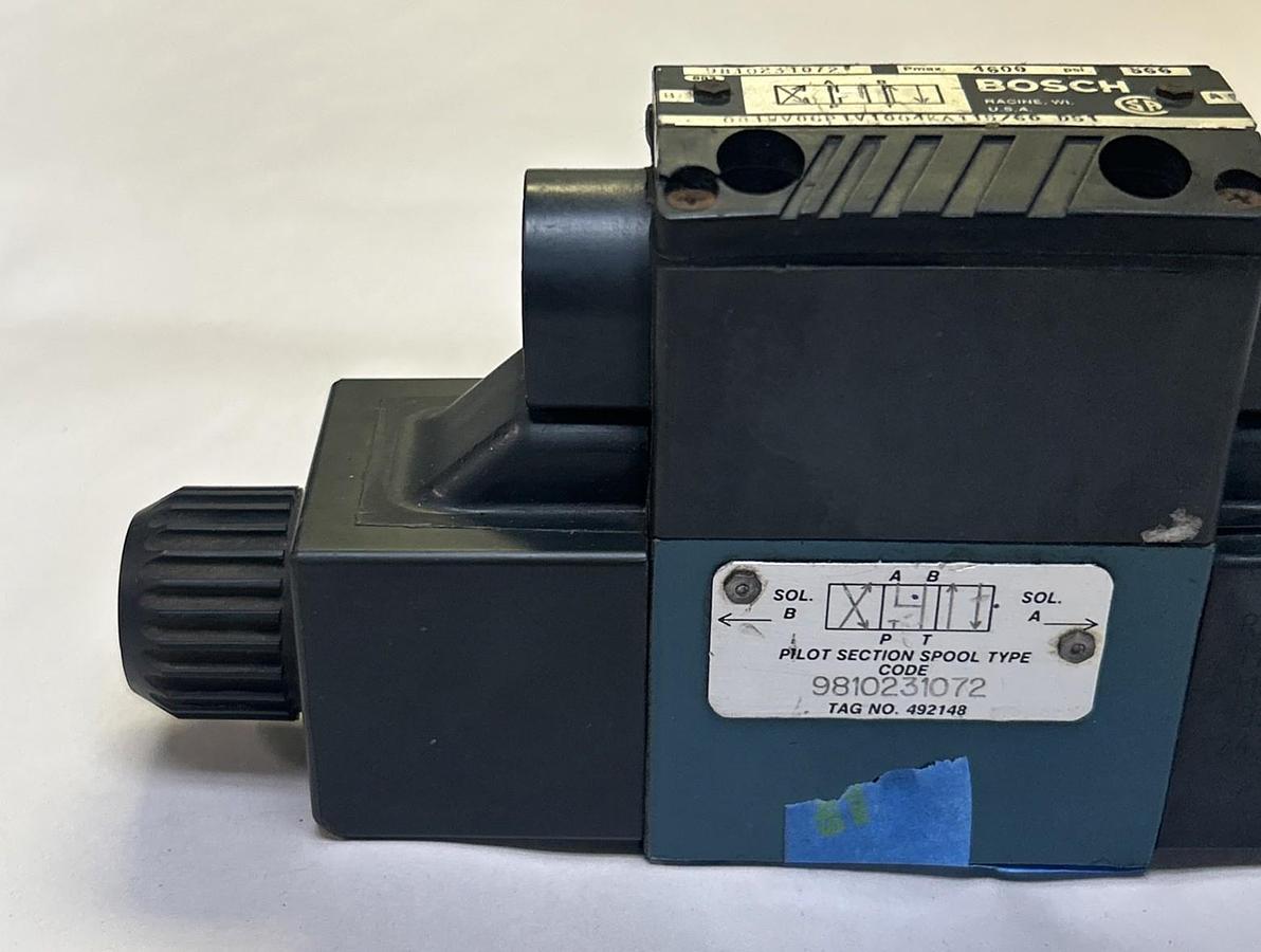 Used BOSCH,081WV06P1V1004KA115/60,DIRECTIONAL CONTROL VALVE