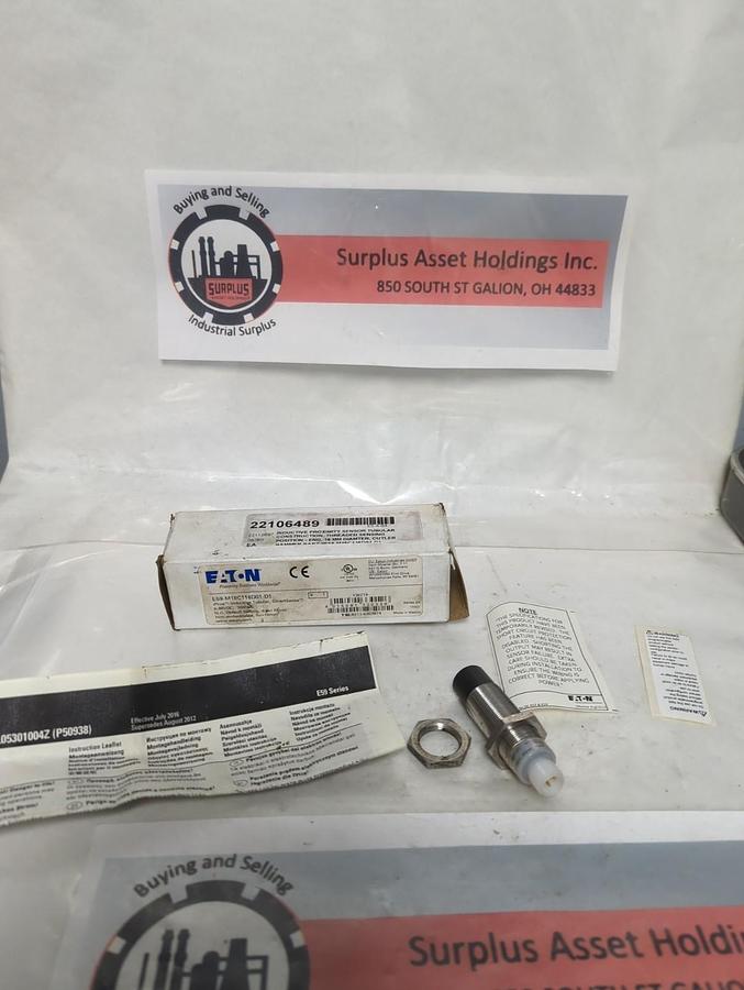 EATON,E59-M18C116D01-D1,PROXIMITY SENSOR 6-48VDC 300mA NOS