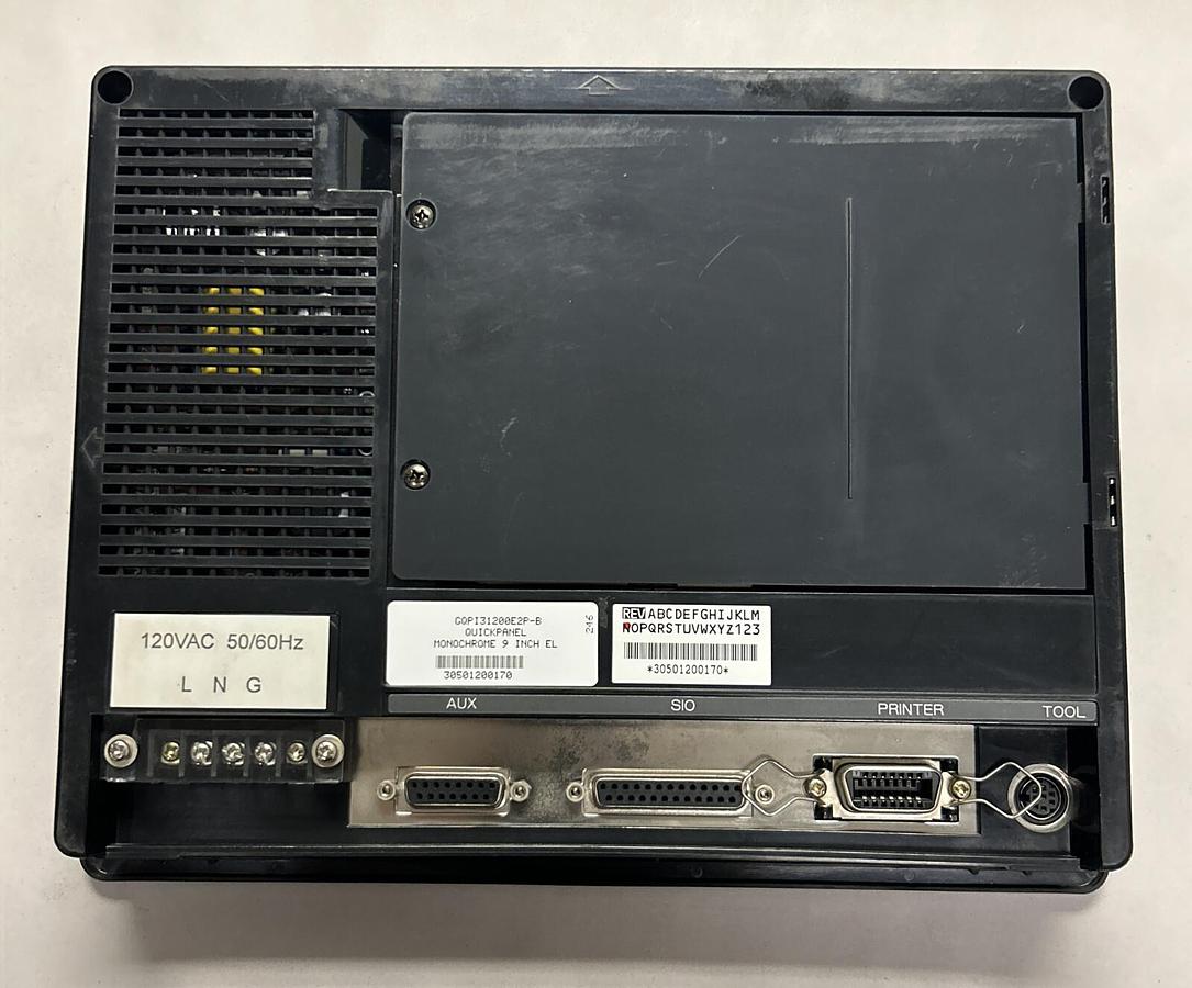 Used TOTAL CONTROL PRODUCTS,QPI31200E2P-B,QUICKPANEL OPERATOR INTERFACE